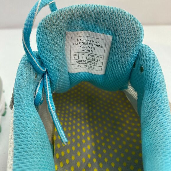 AVIA AVI-PULSE WOMENS SIZE 9 GRAY AND BLUE Gel Foam Shoes - Picture 8 of 9